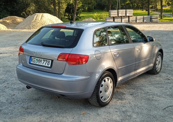 Audi A3 cena 19800 przebieg: 205000, rok produkcji 2005 z Stopnica małe 436